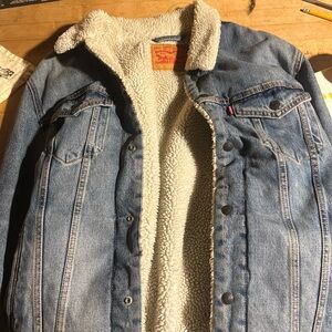 Levi’s Denim Sherpa Jacket